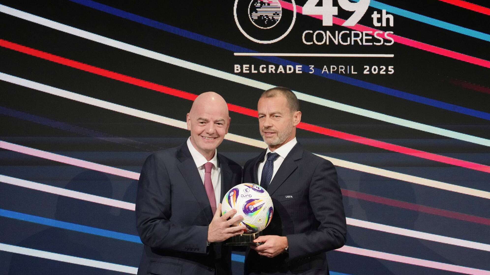 Gianni Infantino und Aleksander Ceferin