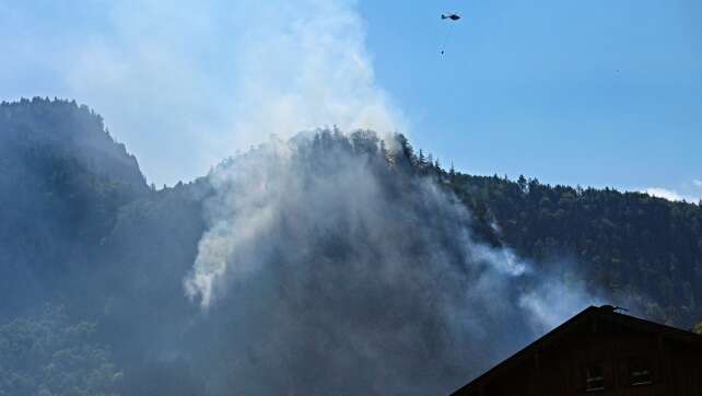 Waldbrand in Chiemgauer Alpen: «Vorsichtig optimistisch»