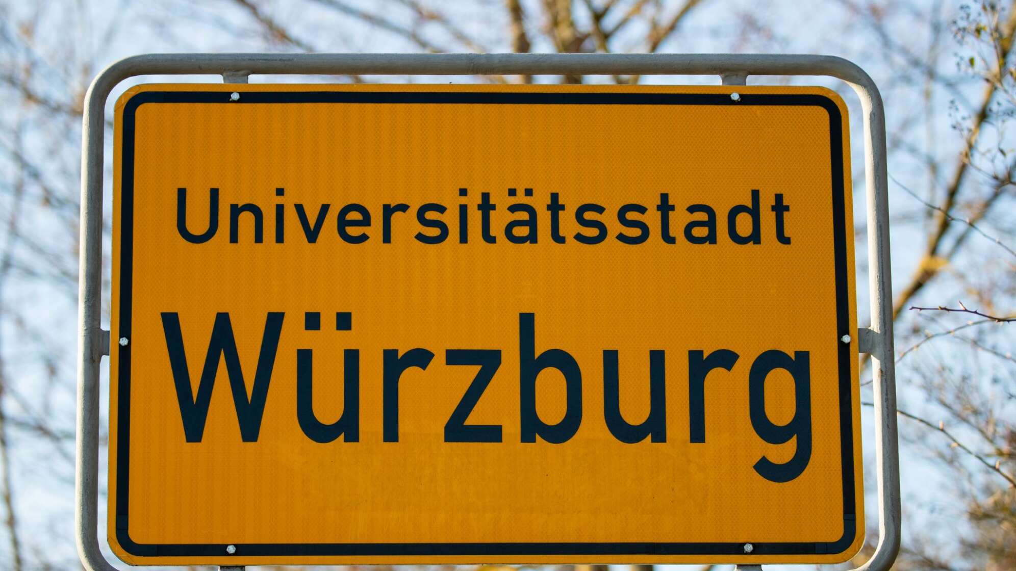 Ortsschild Würzburg