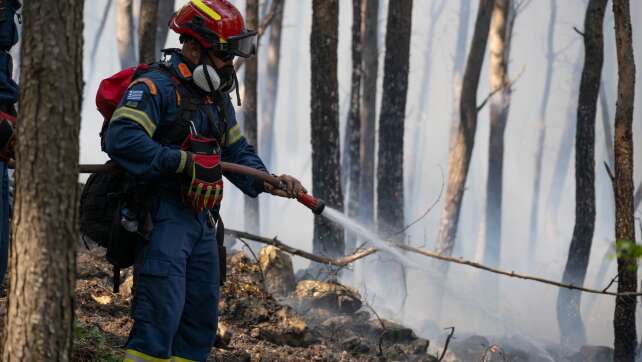 Waldbrände in Südeuropa: Feuer wütet bei Athen