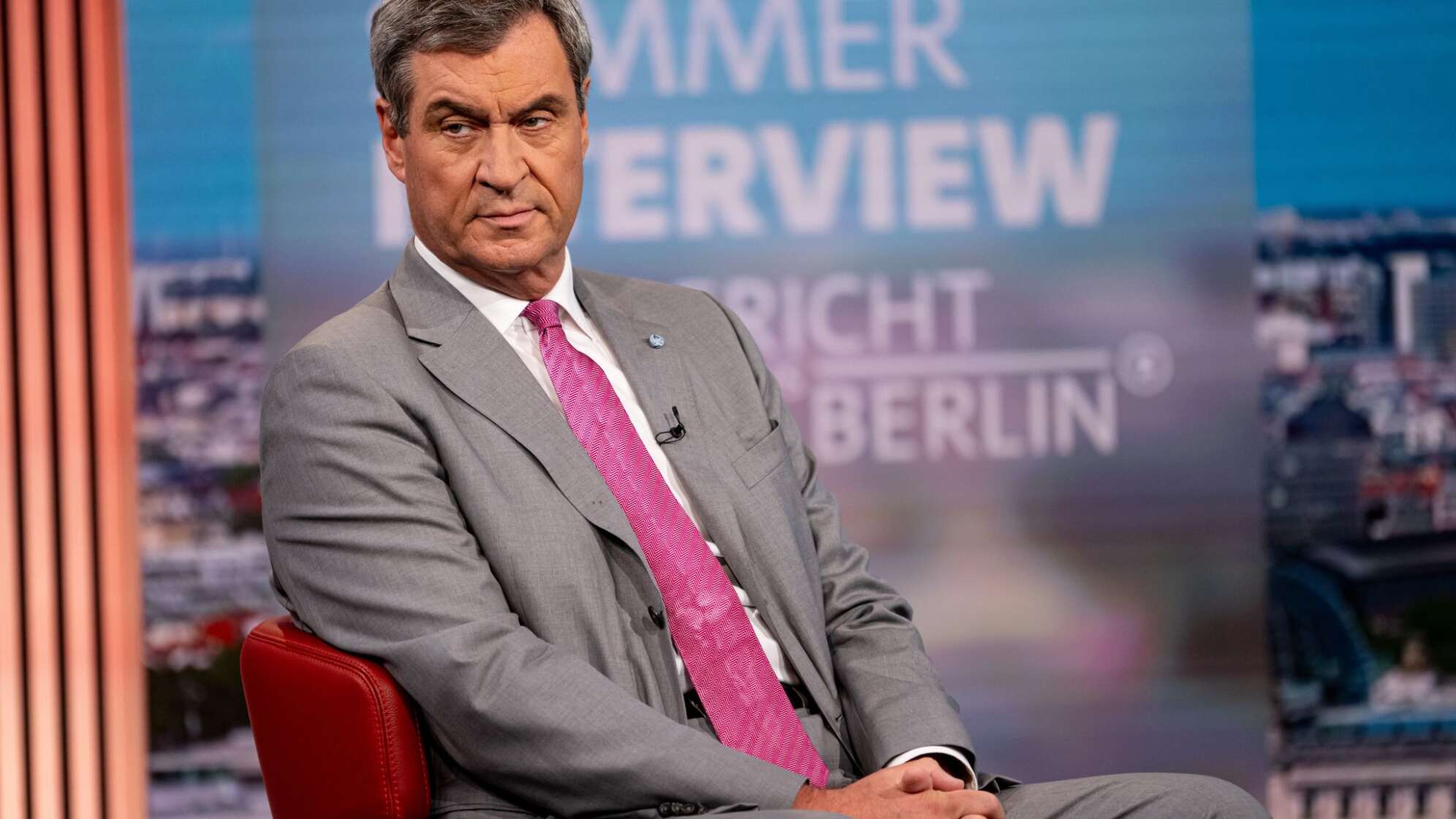 ARD-Sommerinterview mit CSU-Chef Söder