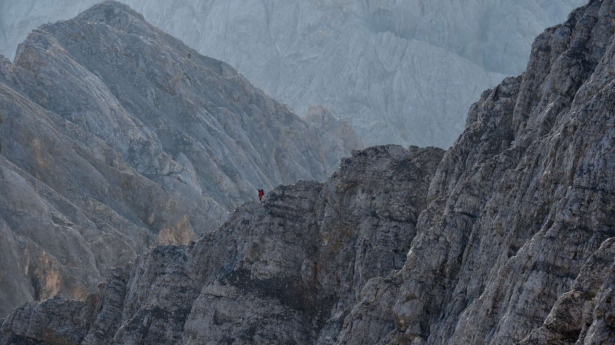 Jubiläumsgrat nahe der Zugspitze