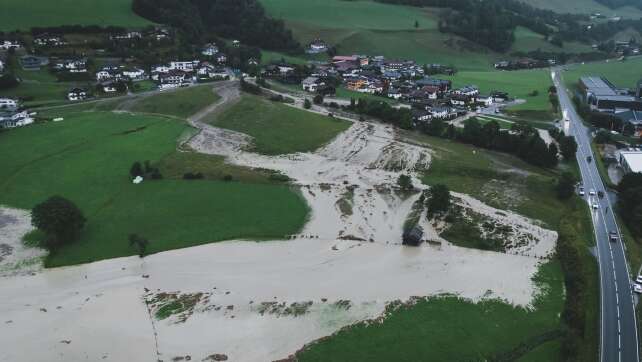 Überflutungen und Muren im Westen Österreichs