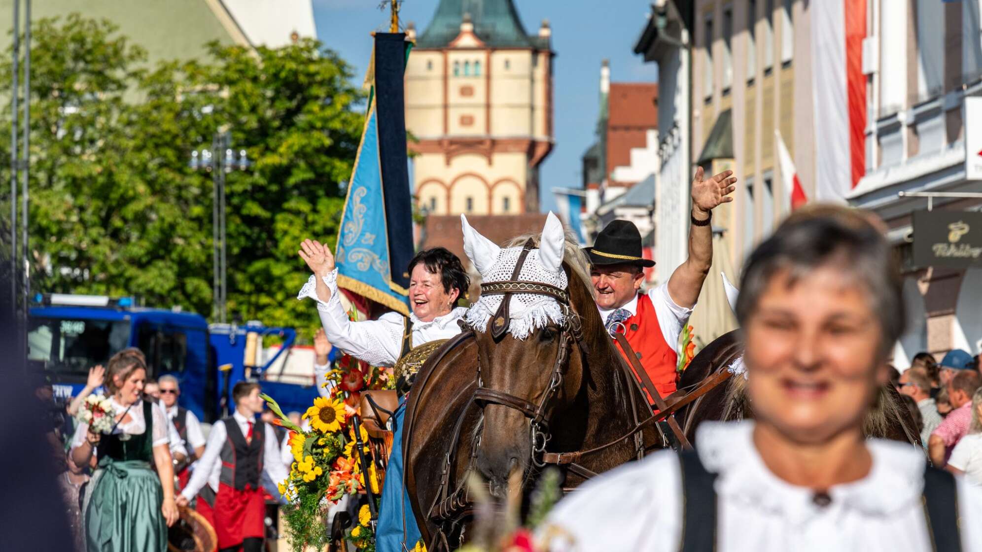 Beginn des Gäubodenvolksfestes