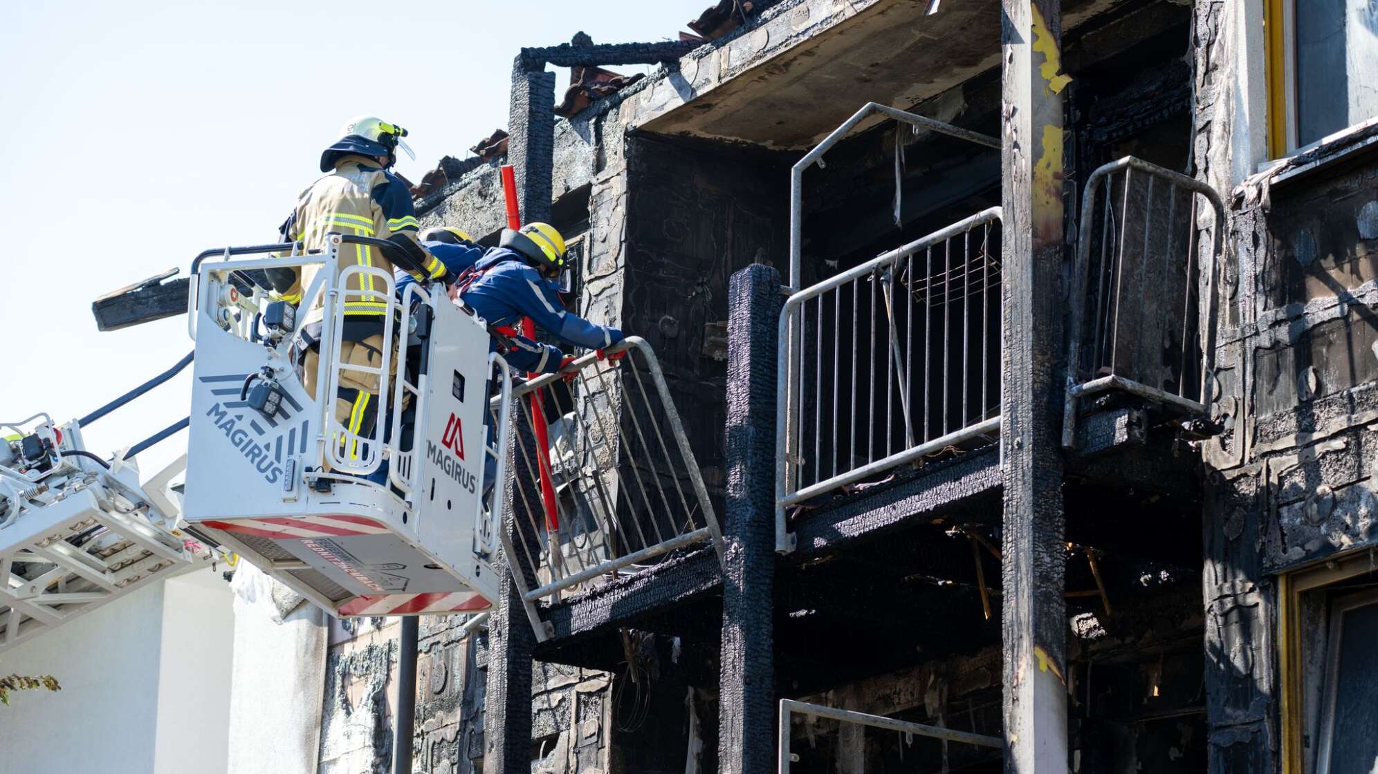 Brand in Seniorenwohnanlage