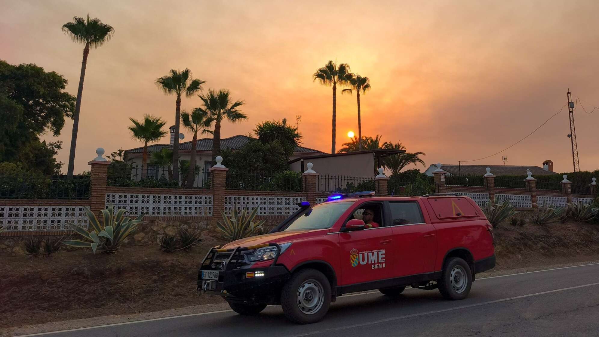Waldbrand in Spanien