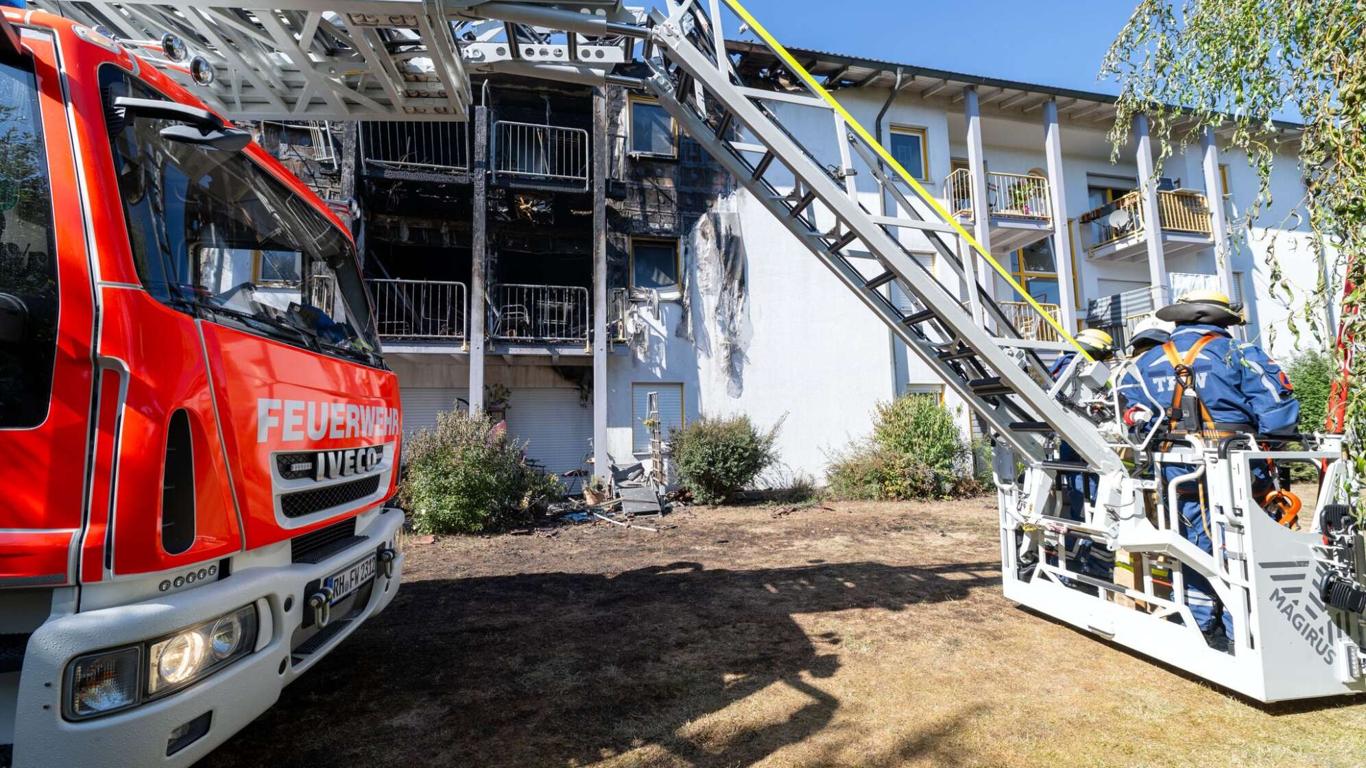 Brand in Seniorenwohnanlage