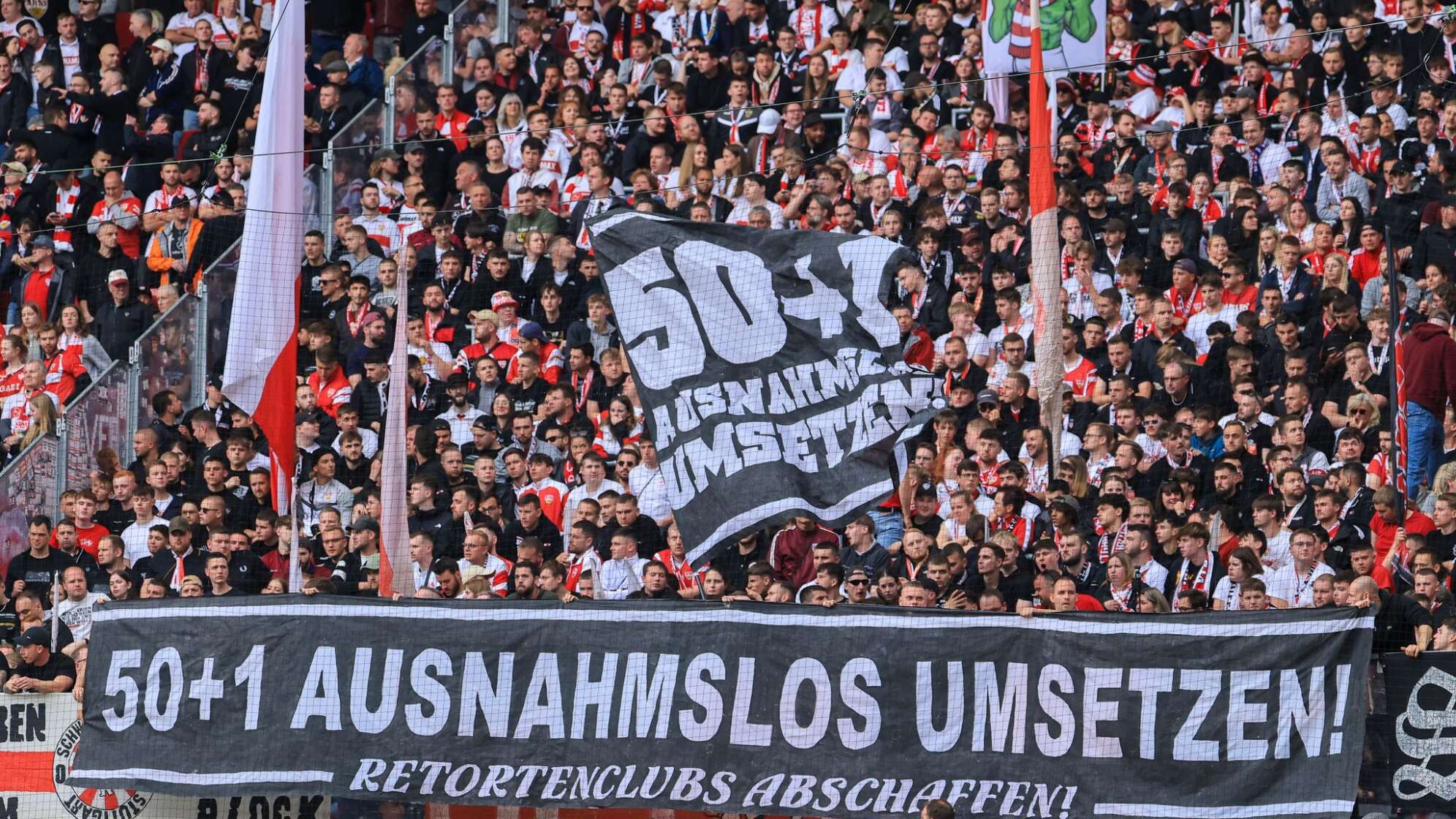 Fan-Plakat zur 50+1-Regel