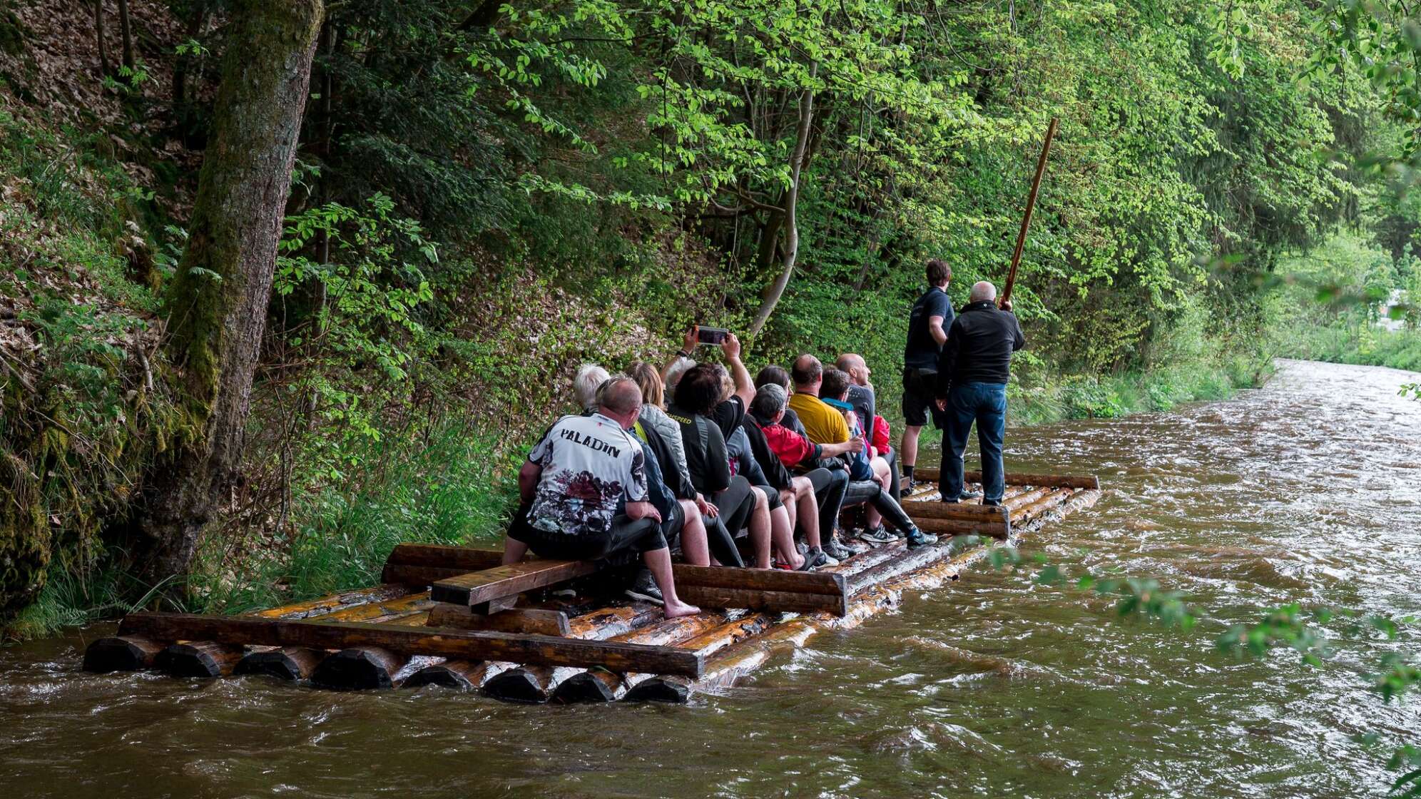 Floßsaison im Frankenwald