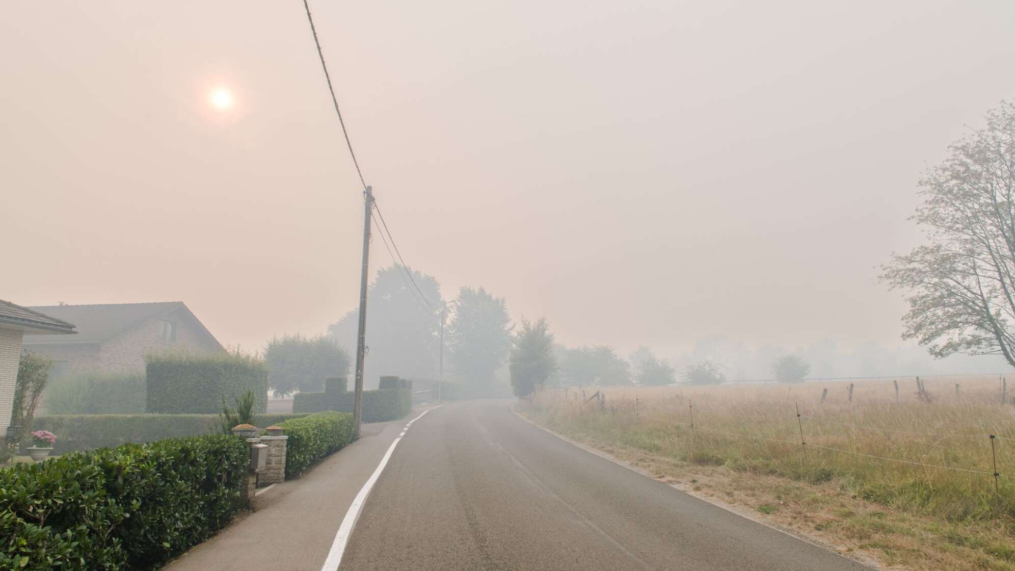 Brand im Hohen Venn