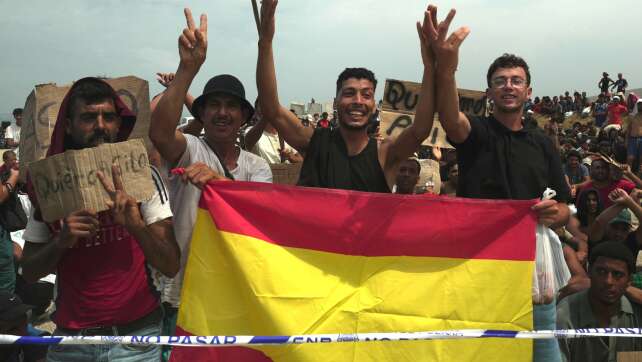Aufatmen in Ceuta: Trotz Netz-Aufrufen kein neuer Ansturm
