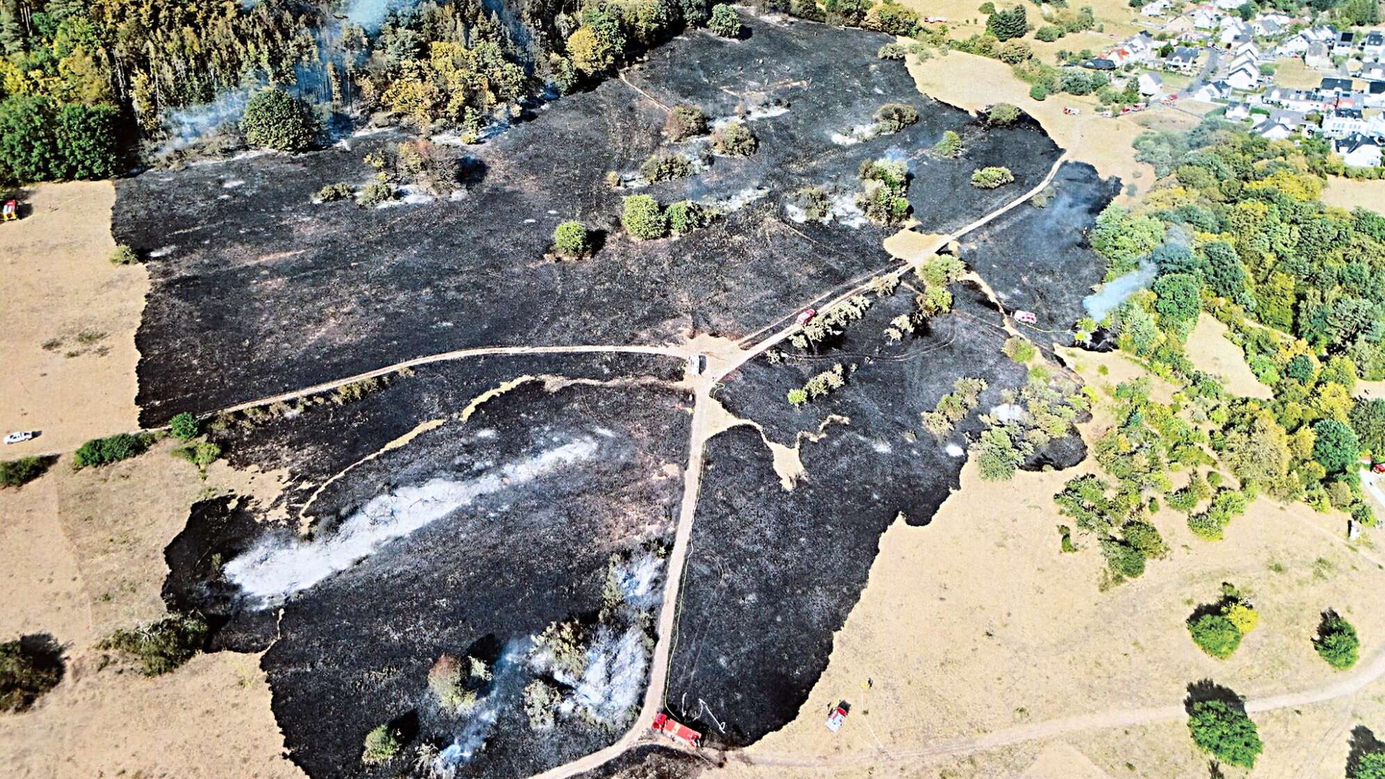 Flächenbrand bei Waldaschaff