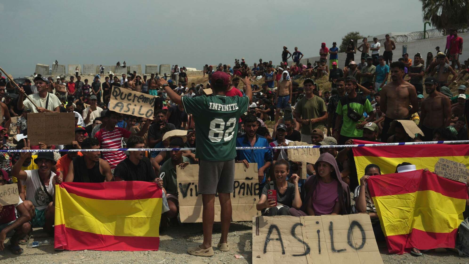Migranten in Ceuta