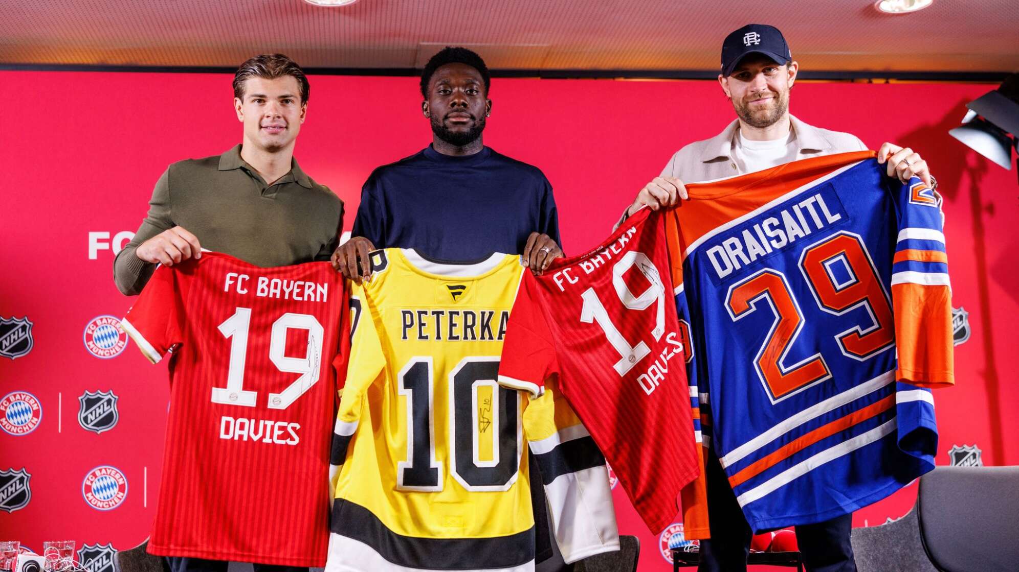 Eishockey, Fußball: Gemeinsame PK von FC Bayern und NHL