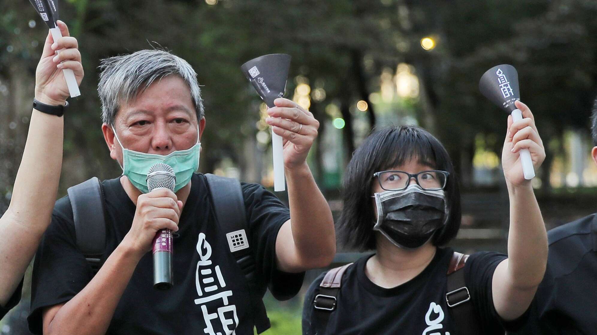 Hongkong -Aktivisten von Mahnwache  schuldig gesprochen