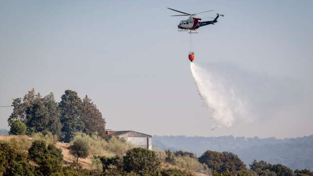 Evakuierung Hunderter Menschen in Spanien wegen Waldbrandes