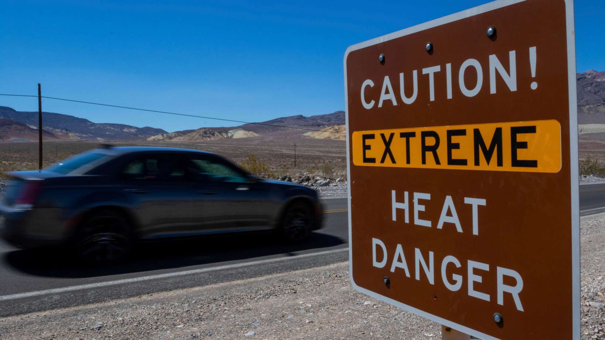 Hitze in den USA - Death Valley Tourismus
