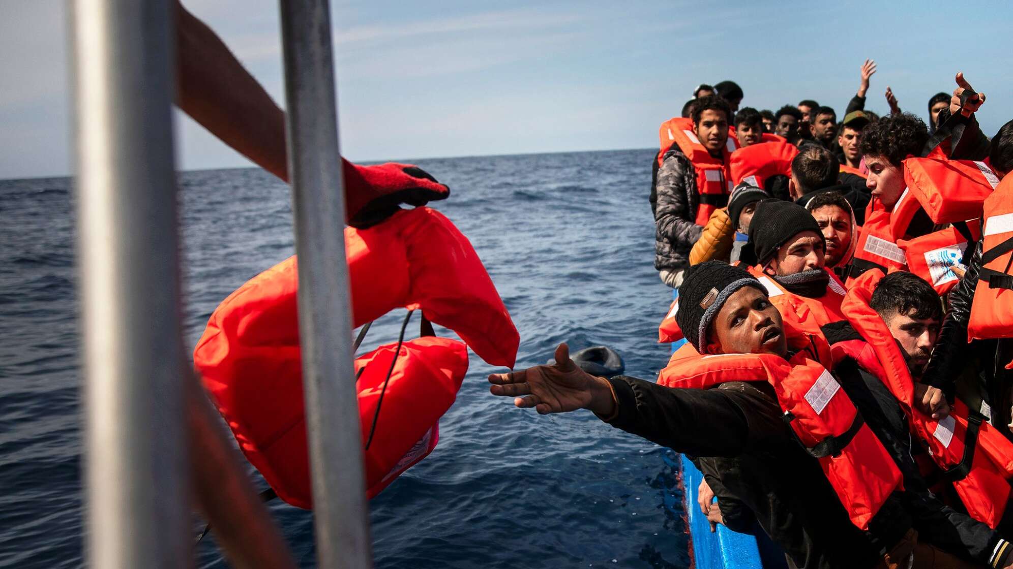 Flüchtlinge auf dem Mittelmeer