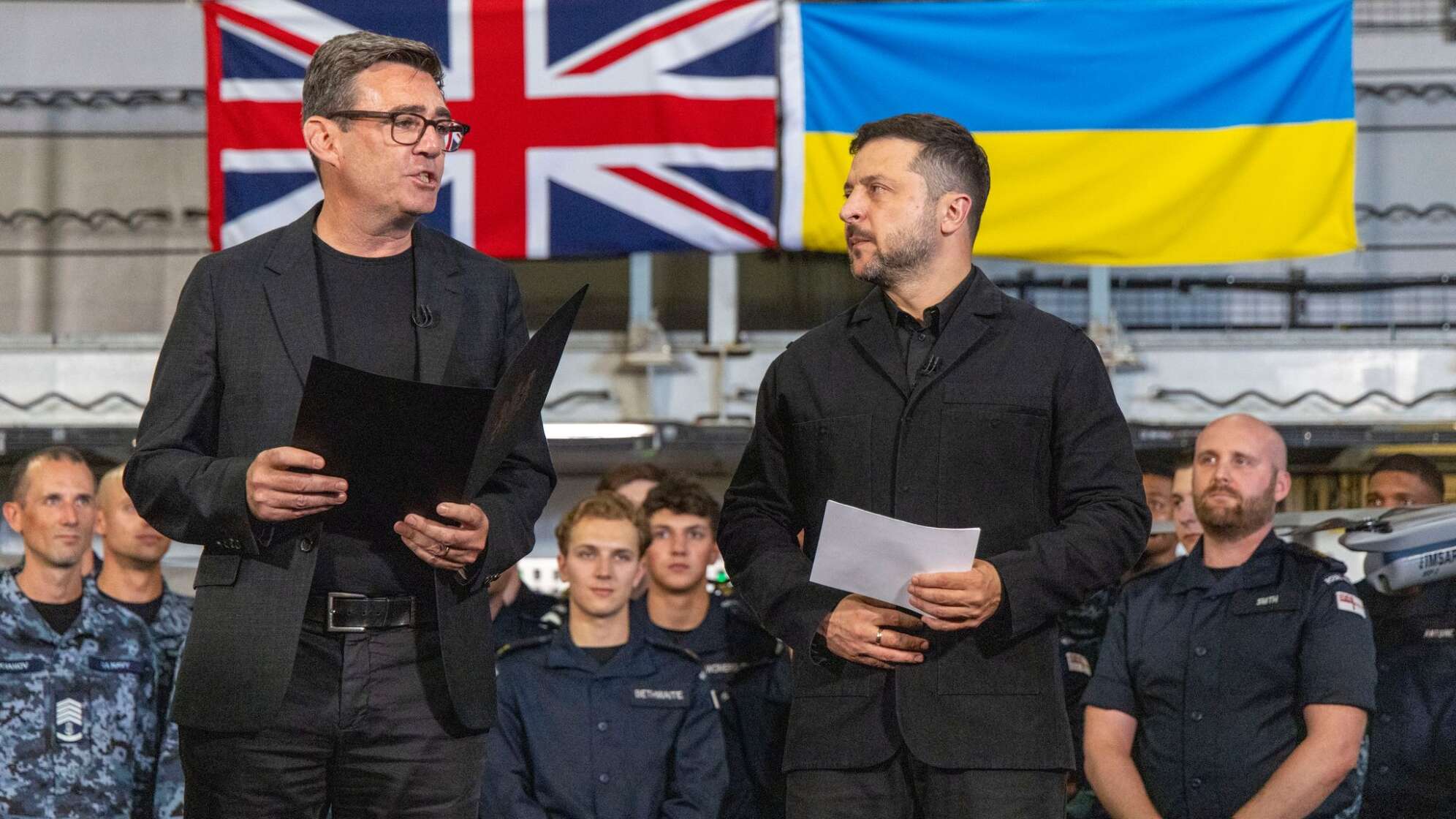 Ukrainischer Präsident Selenskyj in Großbritannien