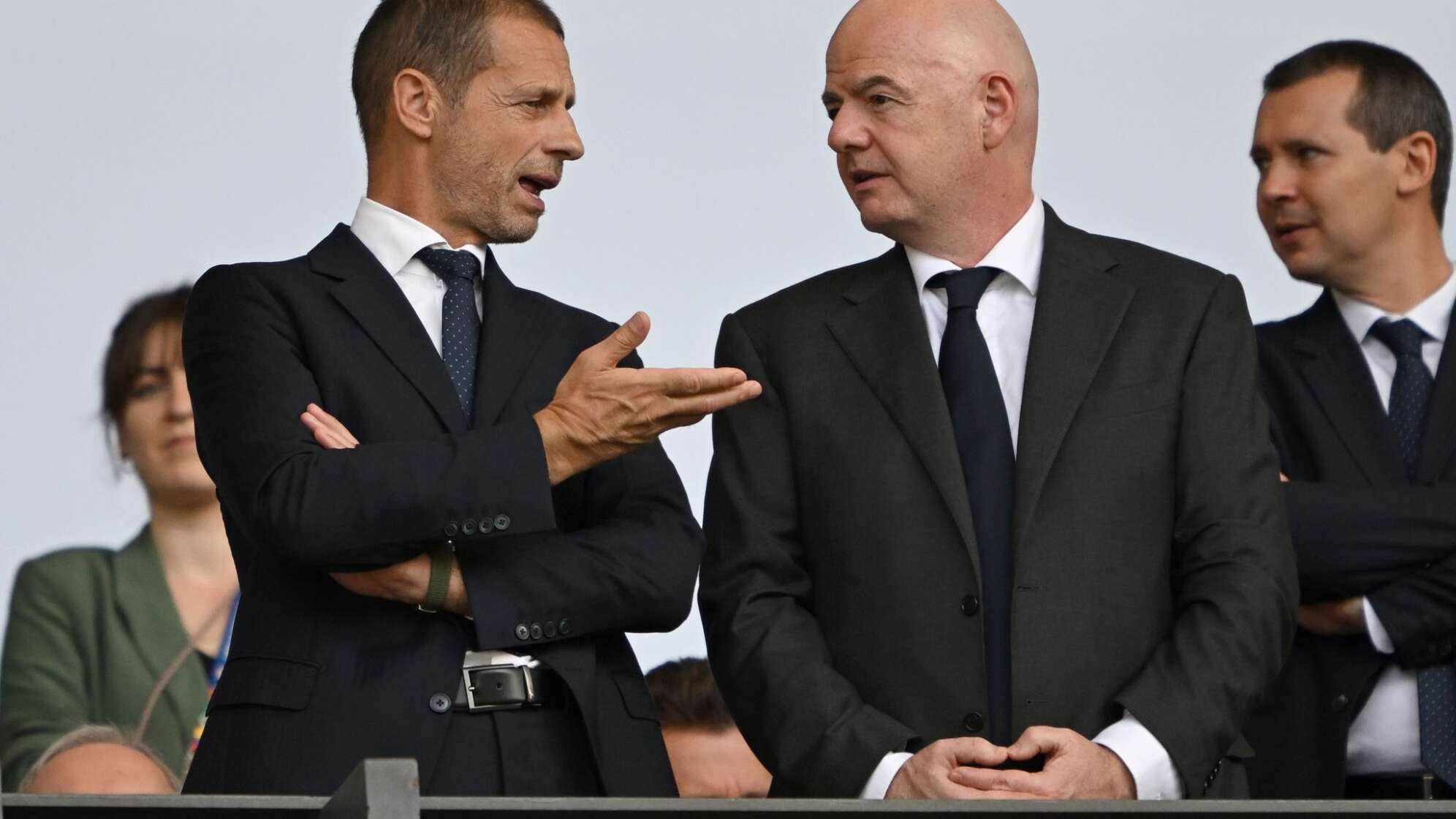 Aleksander Ceferin und Gianni Infantino