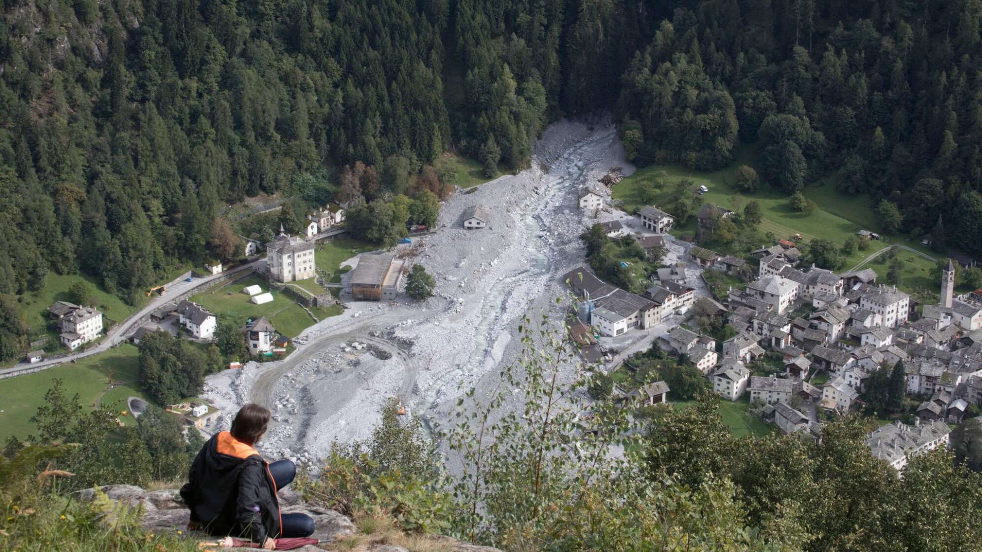 Nach Bergsturz in der Schweiz