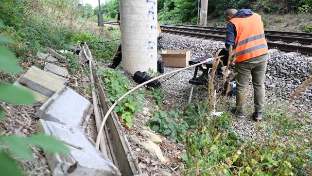 Mutmaßliche Sabotage legt Bahnverkehr bei Backnang lahm