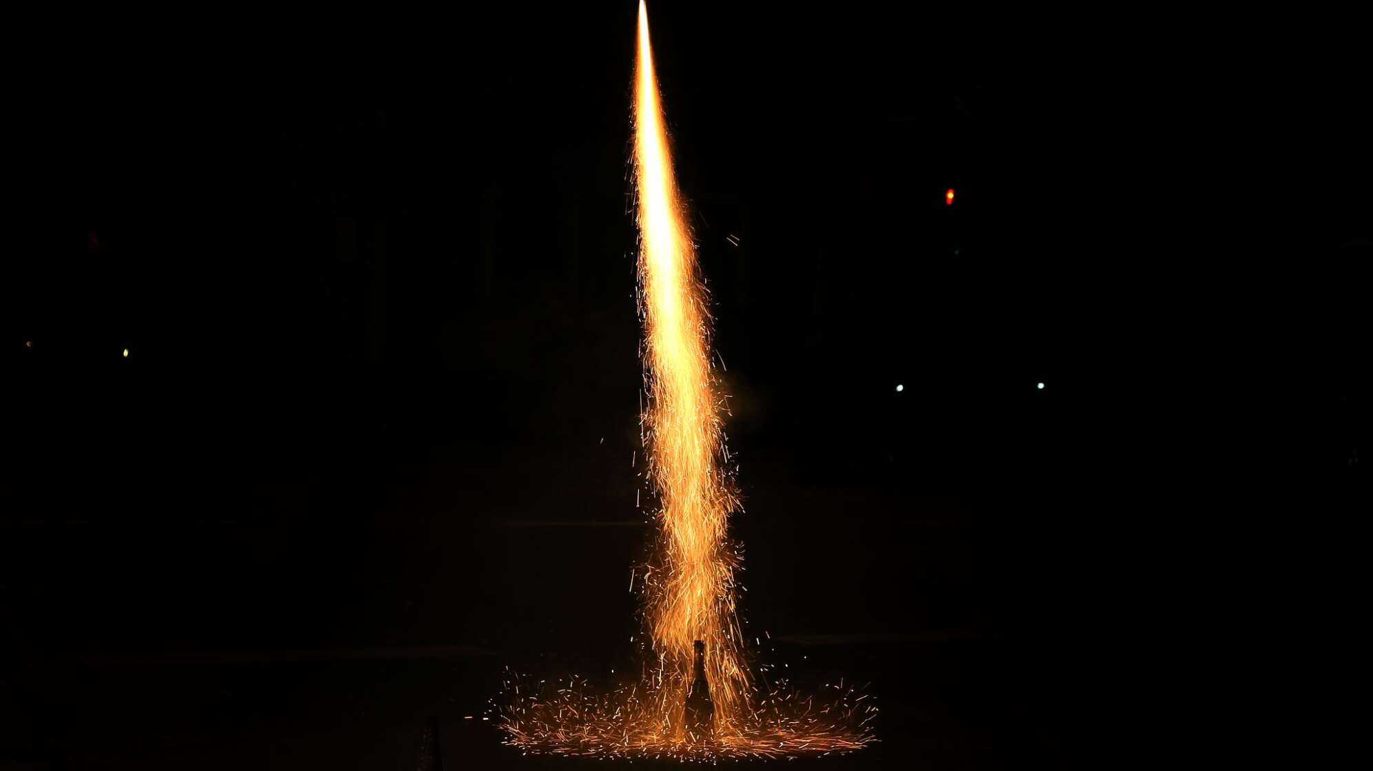 Feuerwerk an Silvester