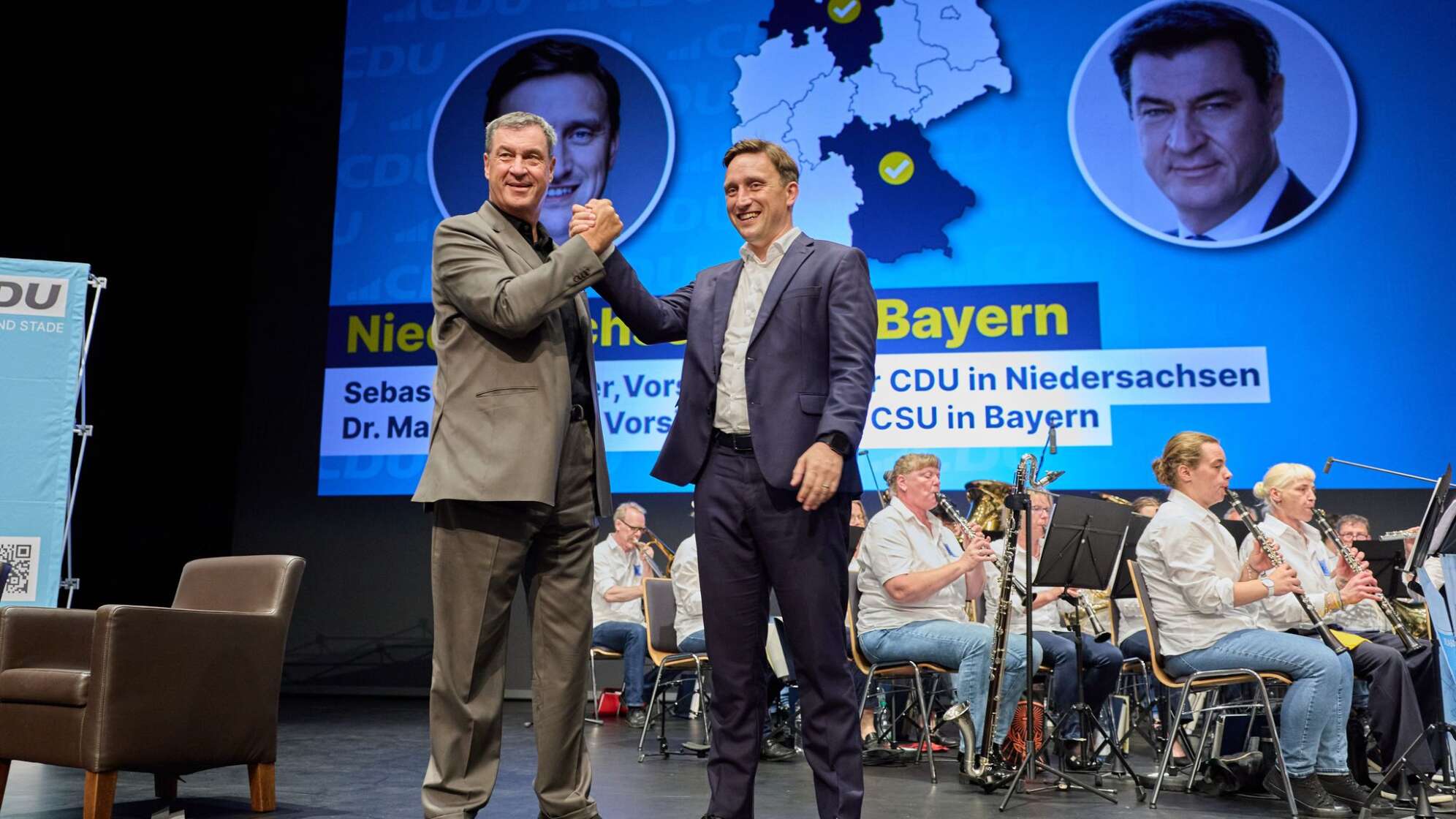Bayerns Ministerpräsident Söder (CSU) zu Besuch in Stade