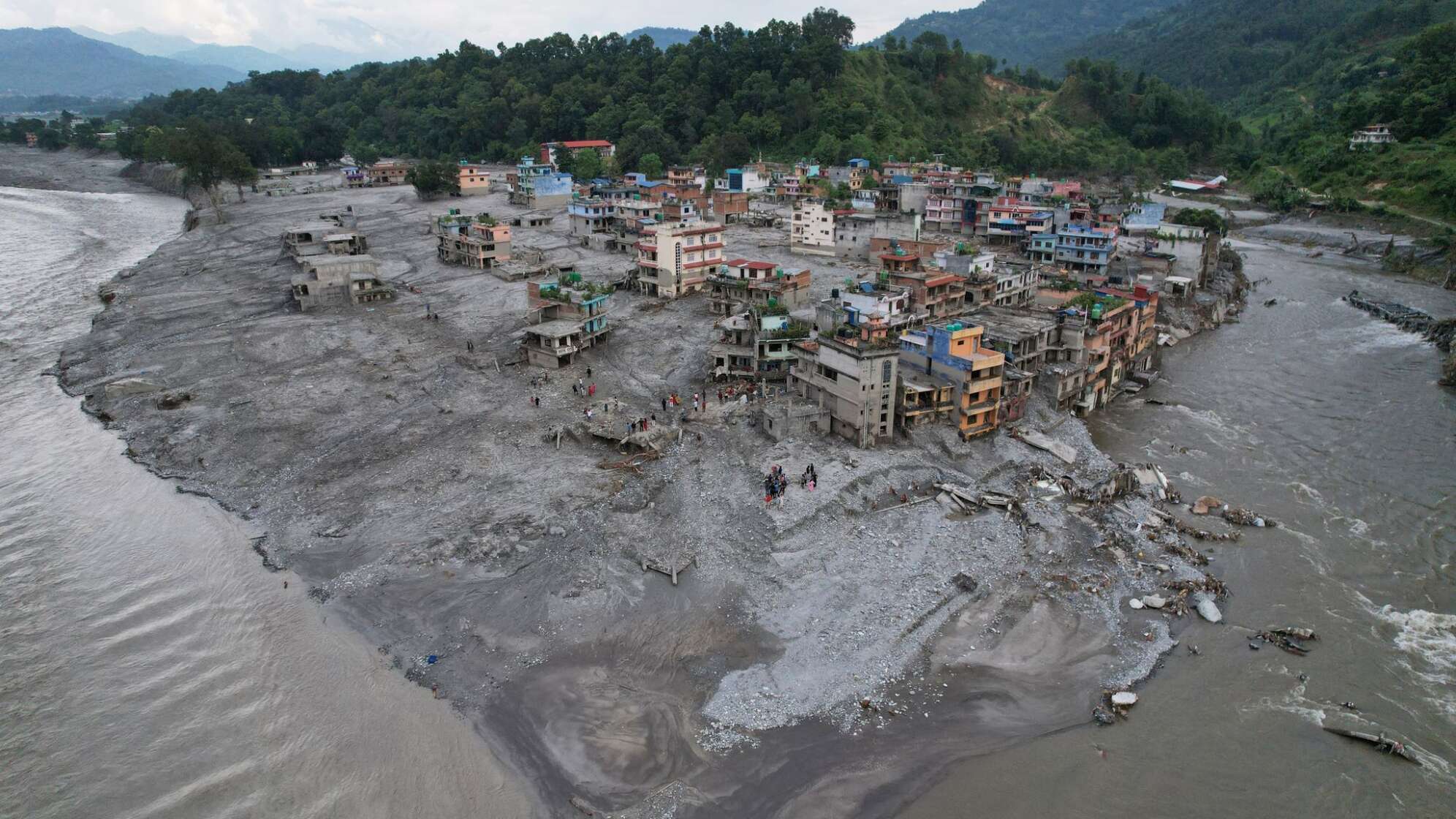 Sturzflut im Himalaya - Nepal