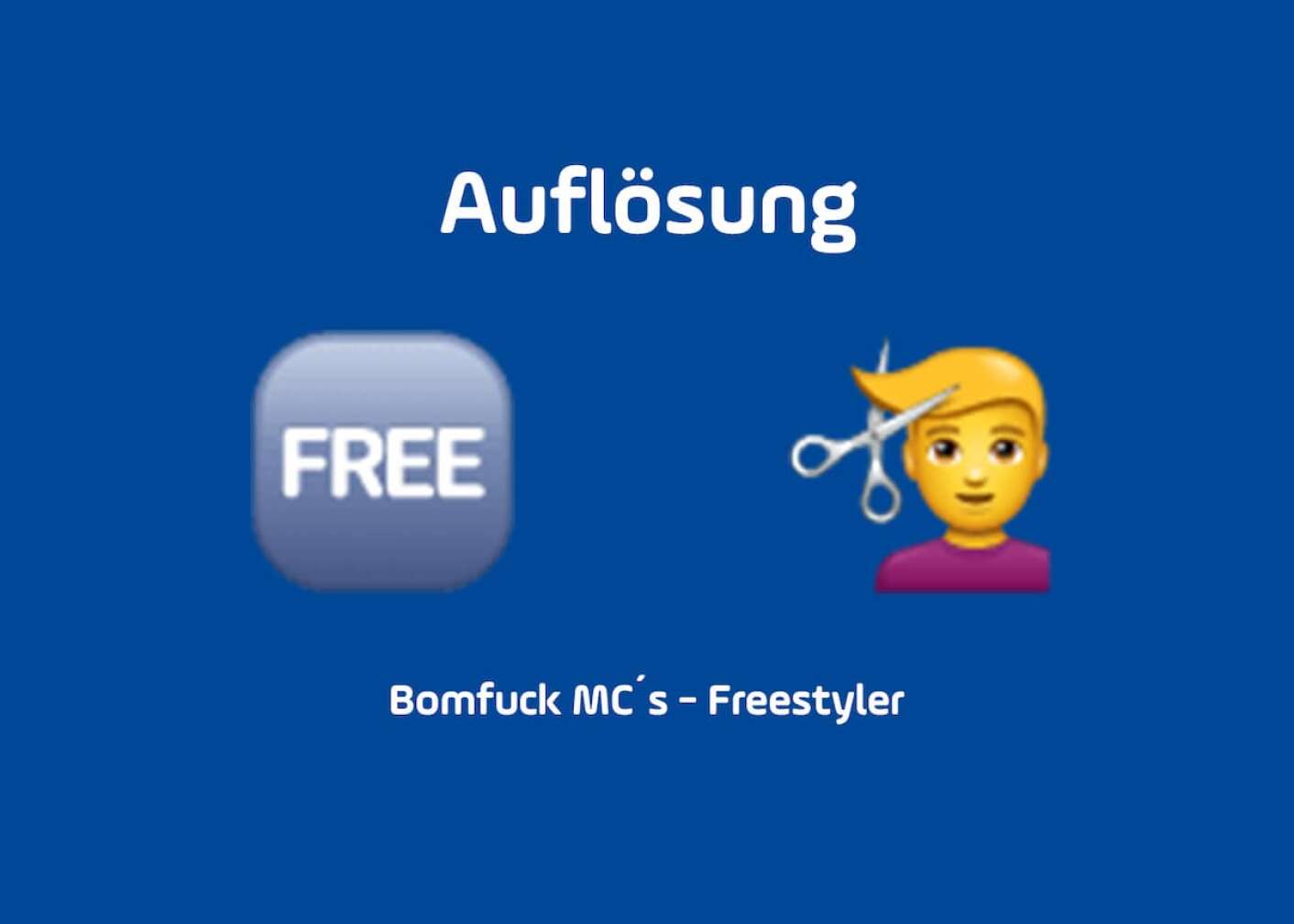 Emoji Free-Zeichen und Stylist Auflösung