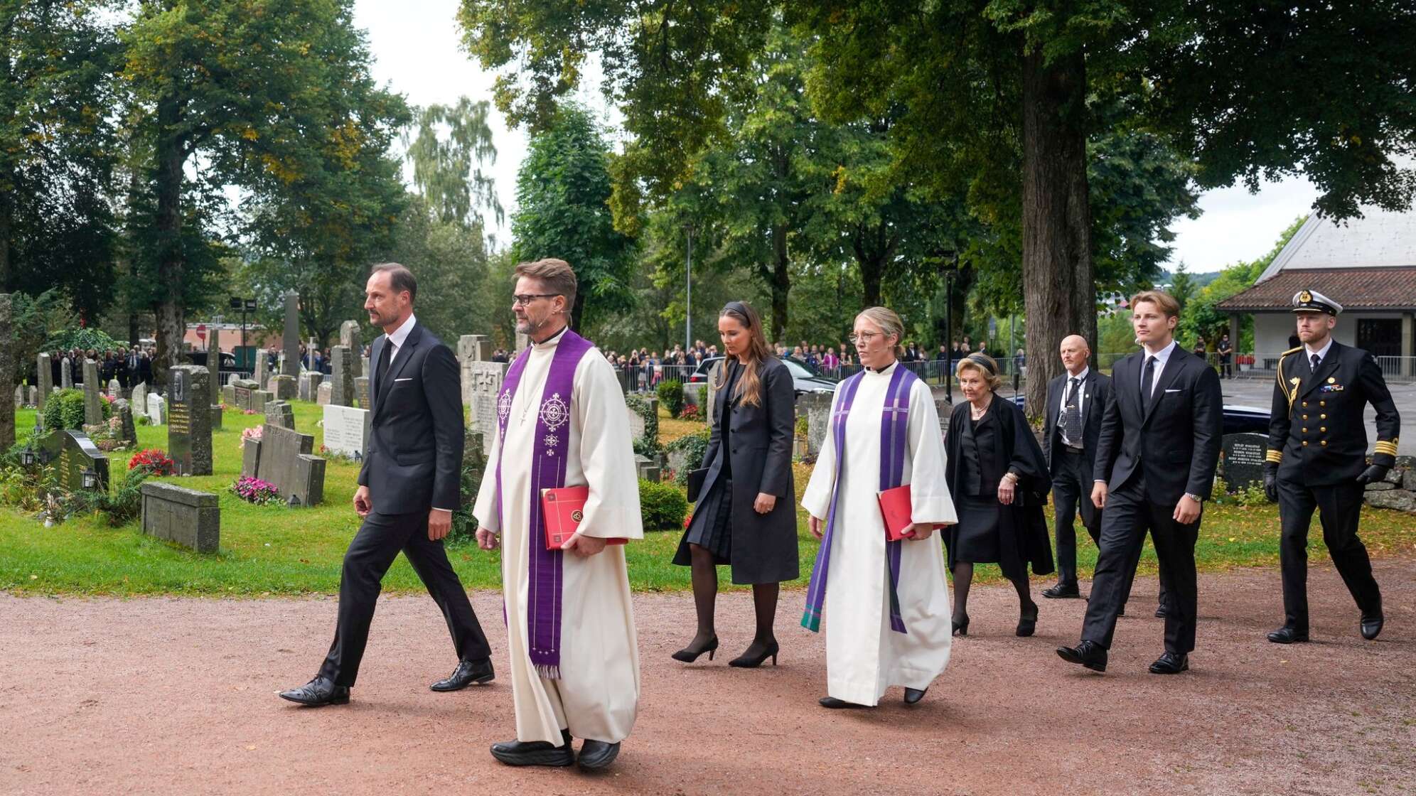 Nach dem Tod von König Harald - Gedenkgottesdienst