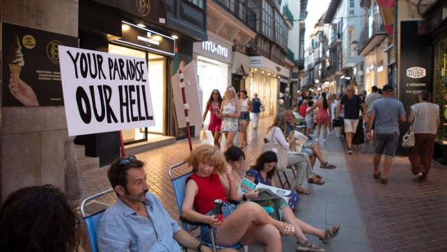 Erneute Demonstration gegen Massentourismus auf Mallorca