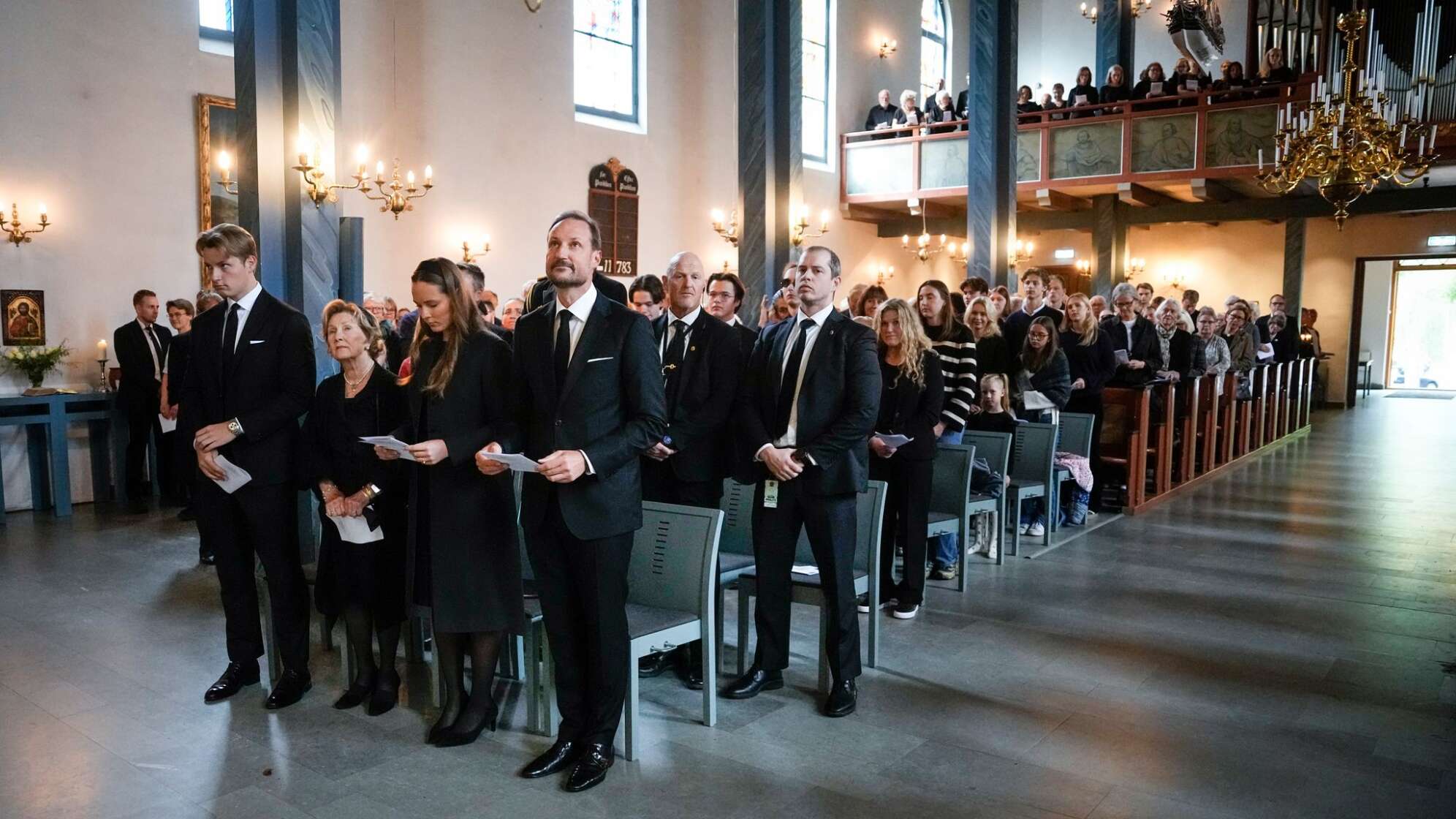 Nach dem Tod von König Harald - Gedenkgottesdienst
