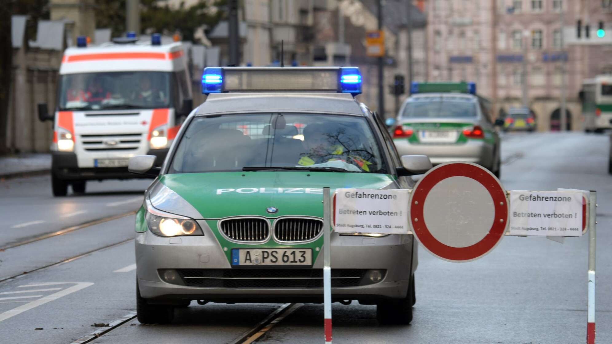 Entschärfung einer Fliegerbombe in Augsburg