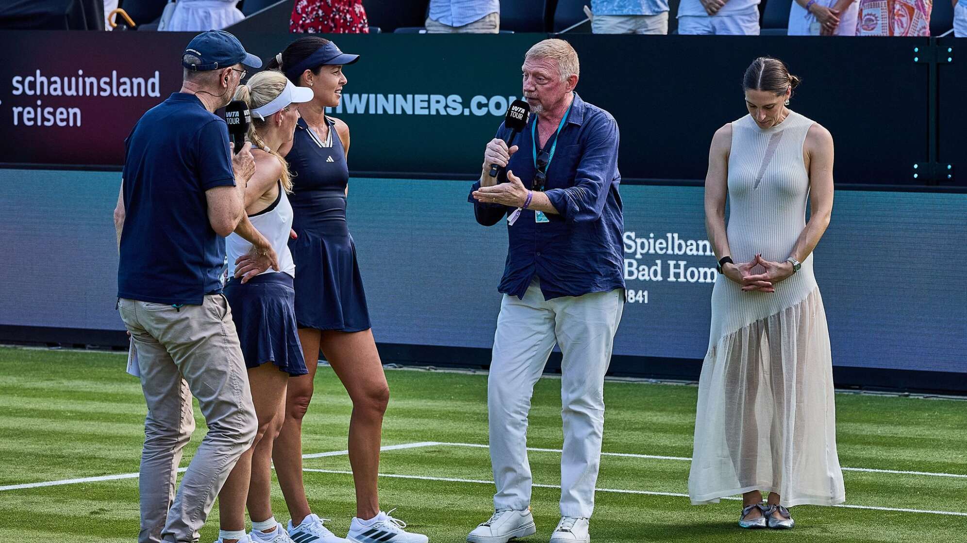Angelique Kerber und Boris Becker