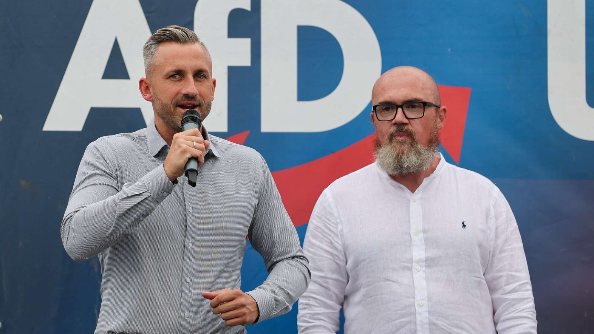Ulrich Siegmund und Hans-Thomas Tillschneider