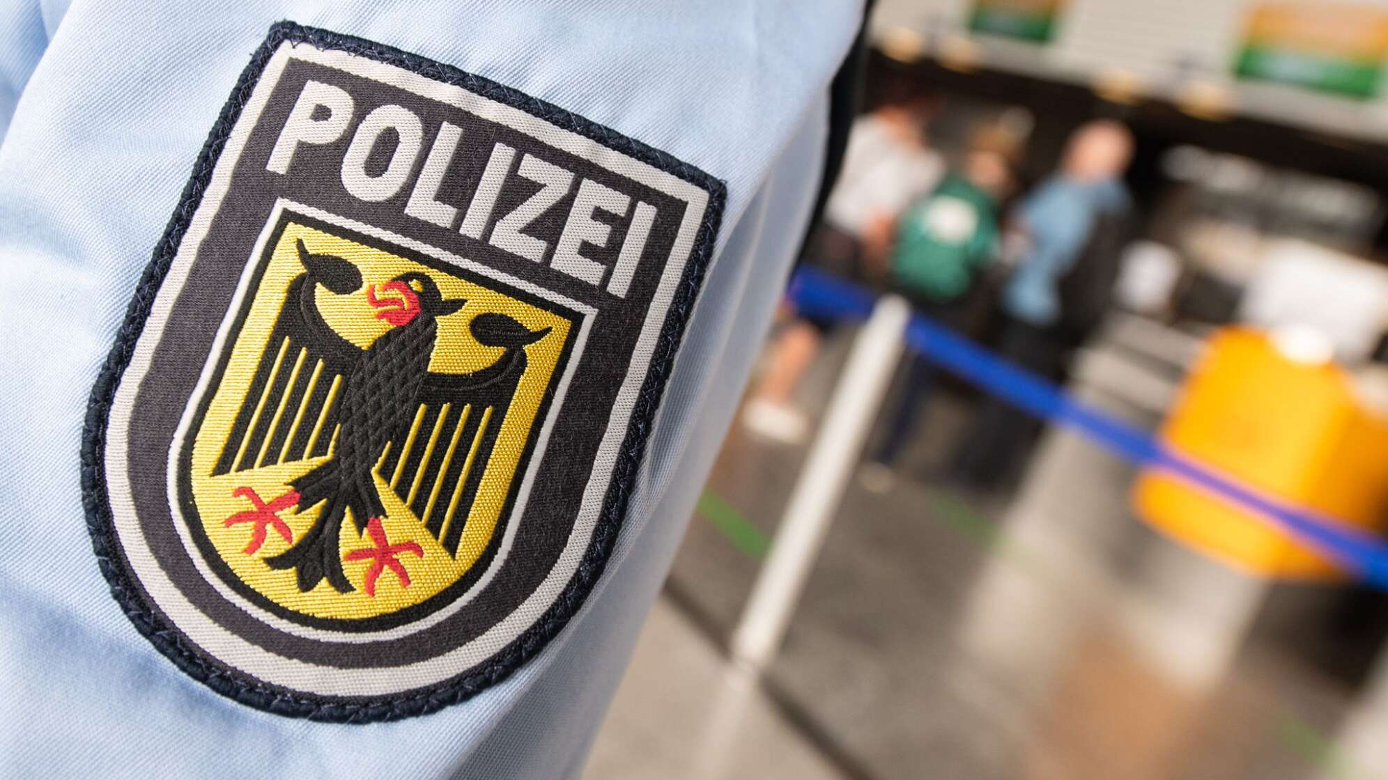 Bundespolizei am Flughafen Frankfurt