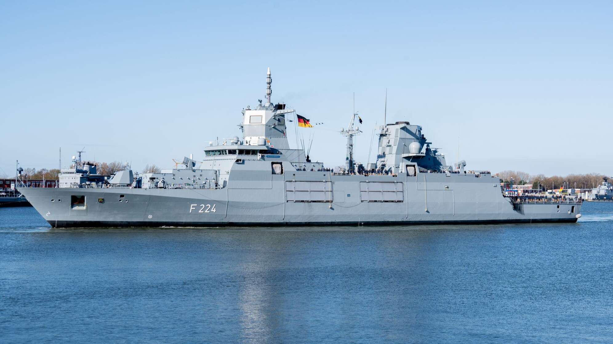 Ankunft der Fregatte «Sachsen-Anhalt»