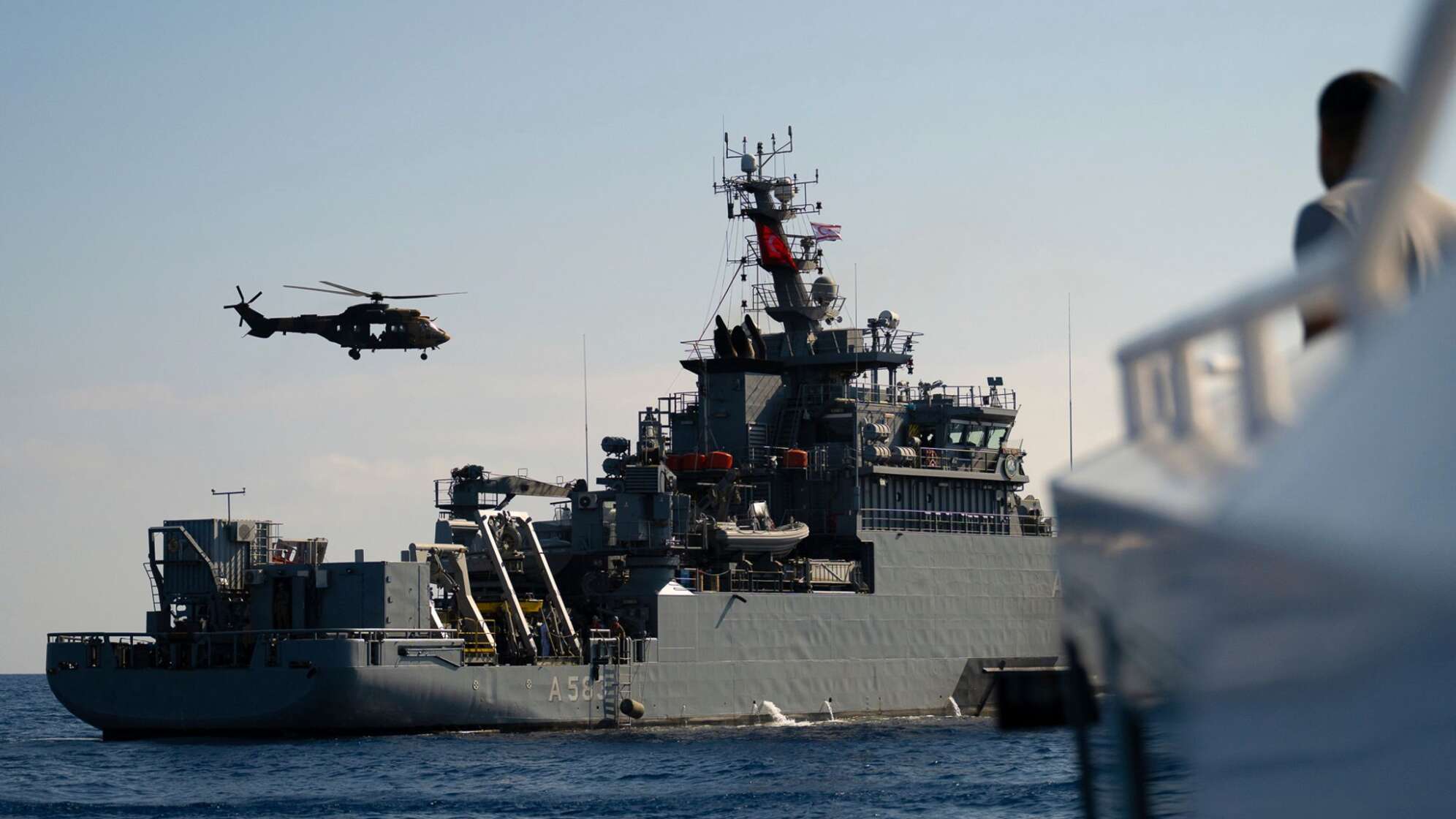 Türkisches Spezialschiff TCG Isin
