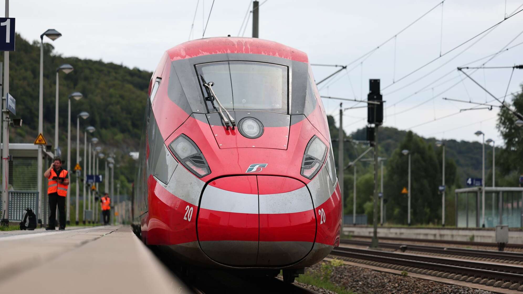 Italienischer Schnellzug Frecciarossa