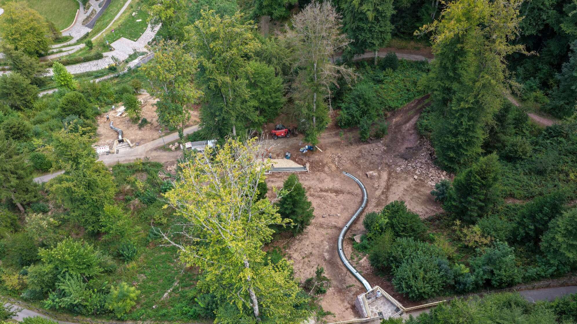 XXL-Rutschen im Stadtgarten Calw