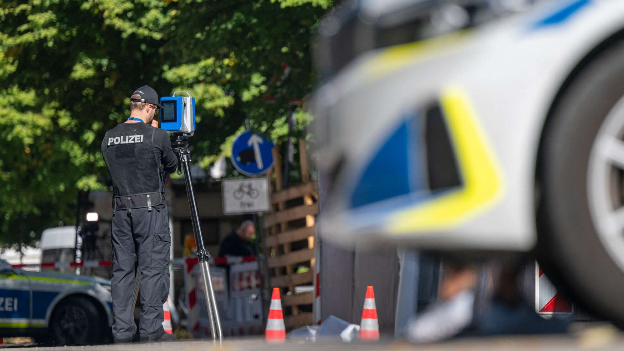 Brandsätze auf Münchner Baustelle geworfen