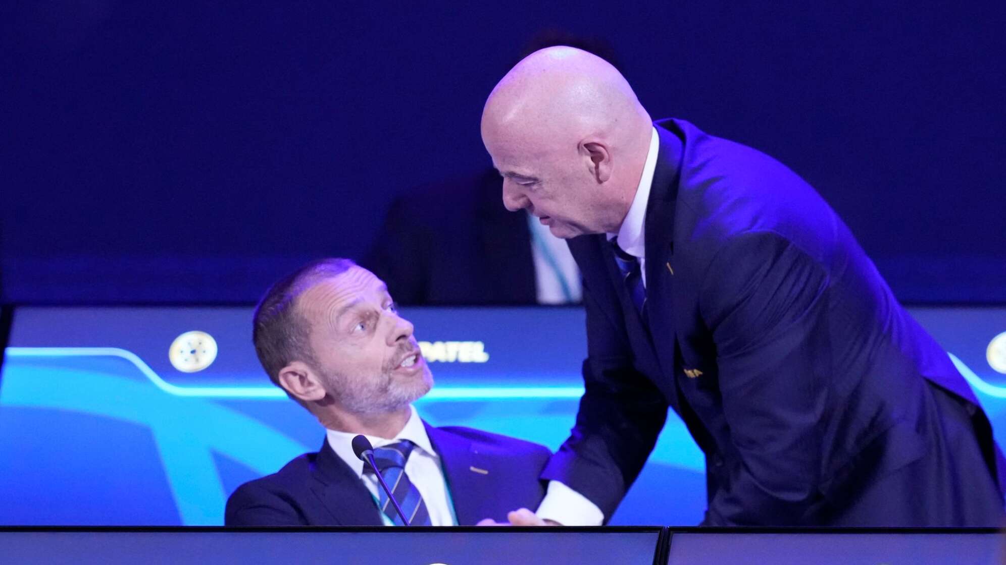 Aleksandar Ceferin und Gianni Infantino