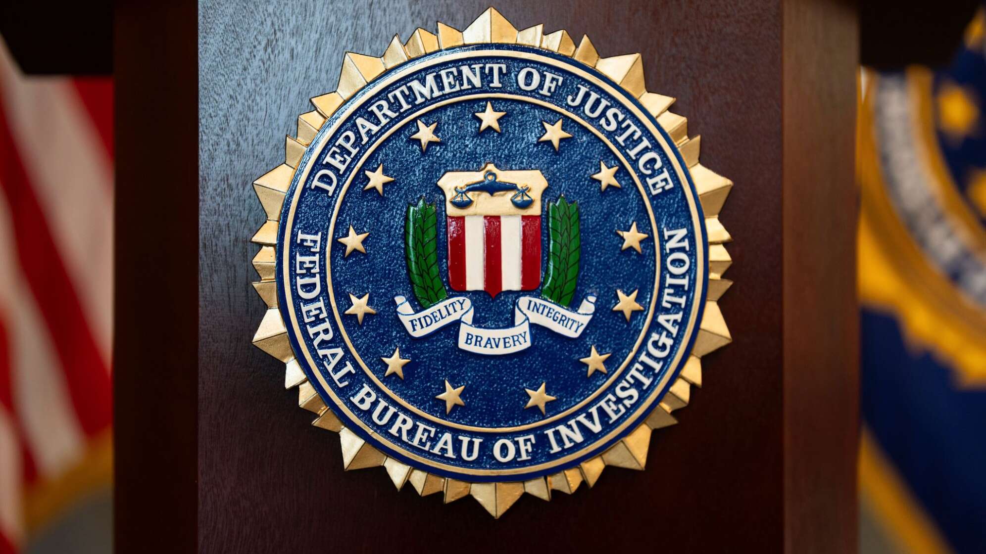 Ein Siegel des Federal Bureau of Investigation (FBI).