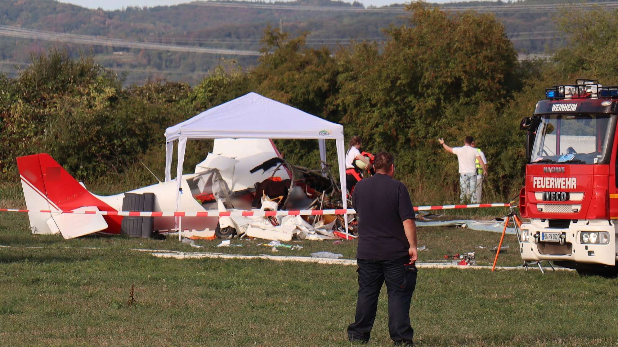Schwerer Unfall bei Flugschau