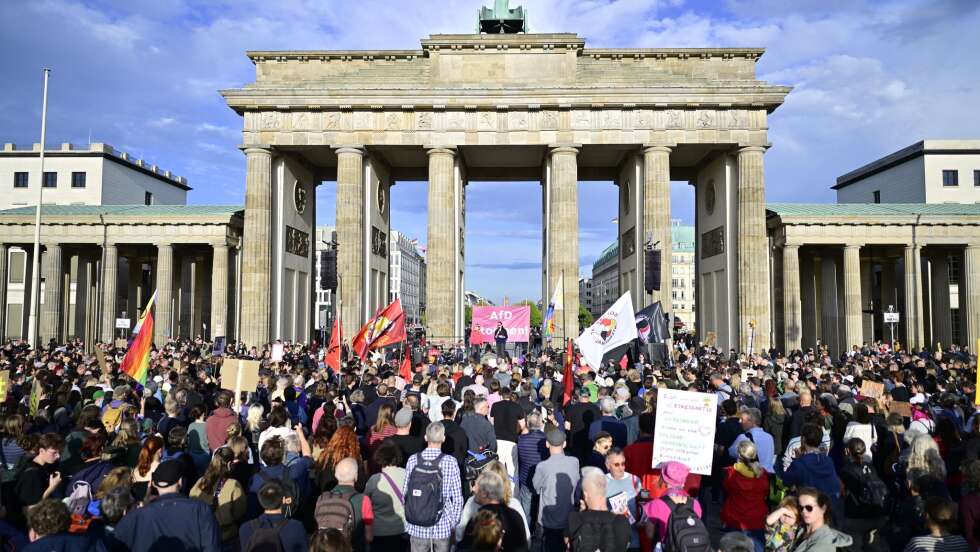 Tausende protestieren gegen die AfD