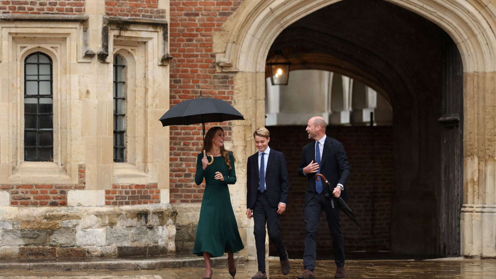 Erster Tag in Eton für Prinz George