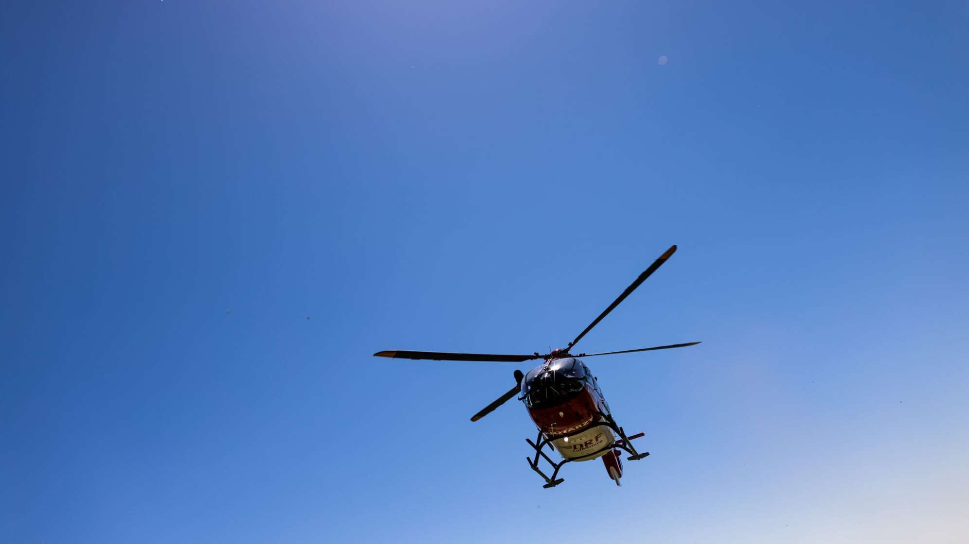 Ein Rettungshubschrauber