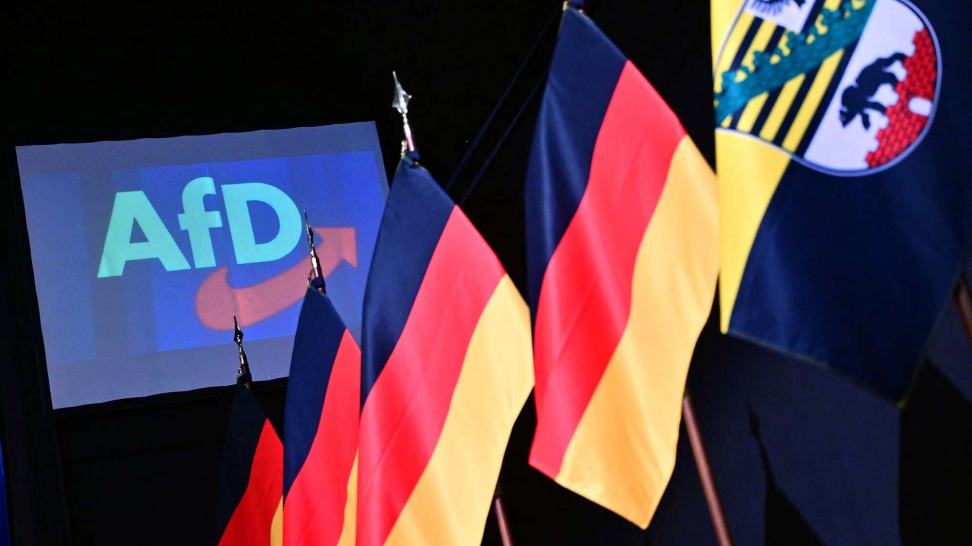 Wahlparty der AfD zur Landtagswahl in Sachsen-Anhalt