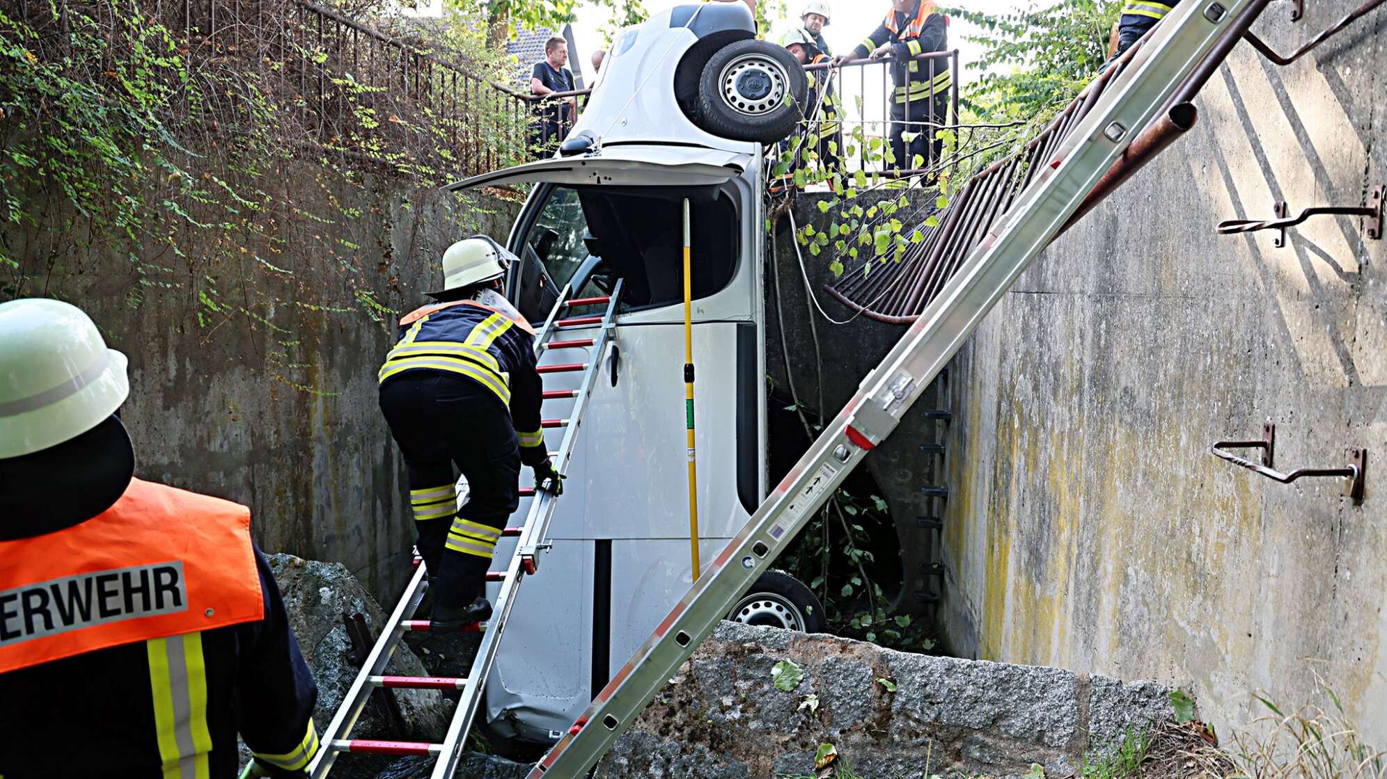Unfall beim Rangieren